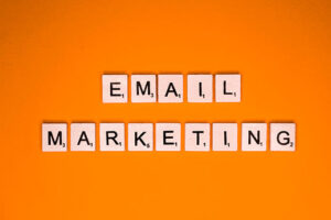 Email Marketing spelled out with scrabble letters